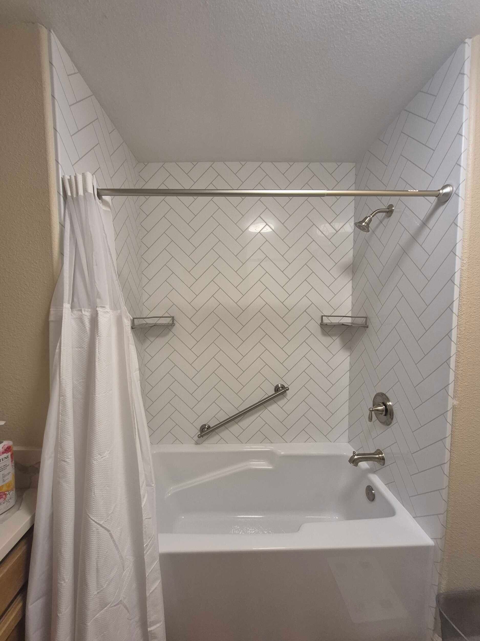 Grayline with Herringbone Pattern