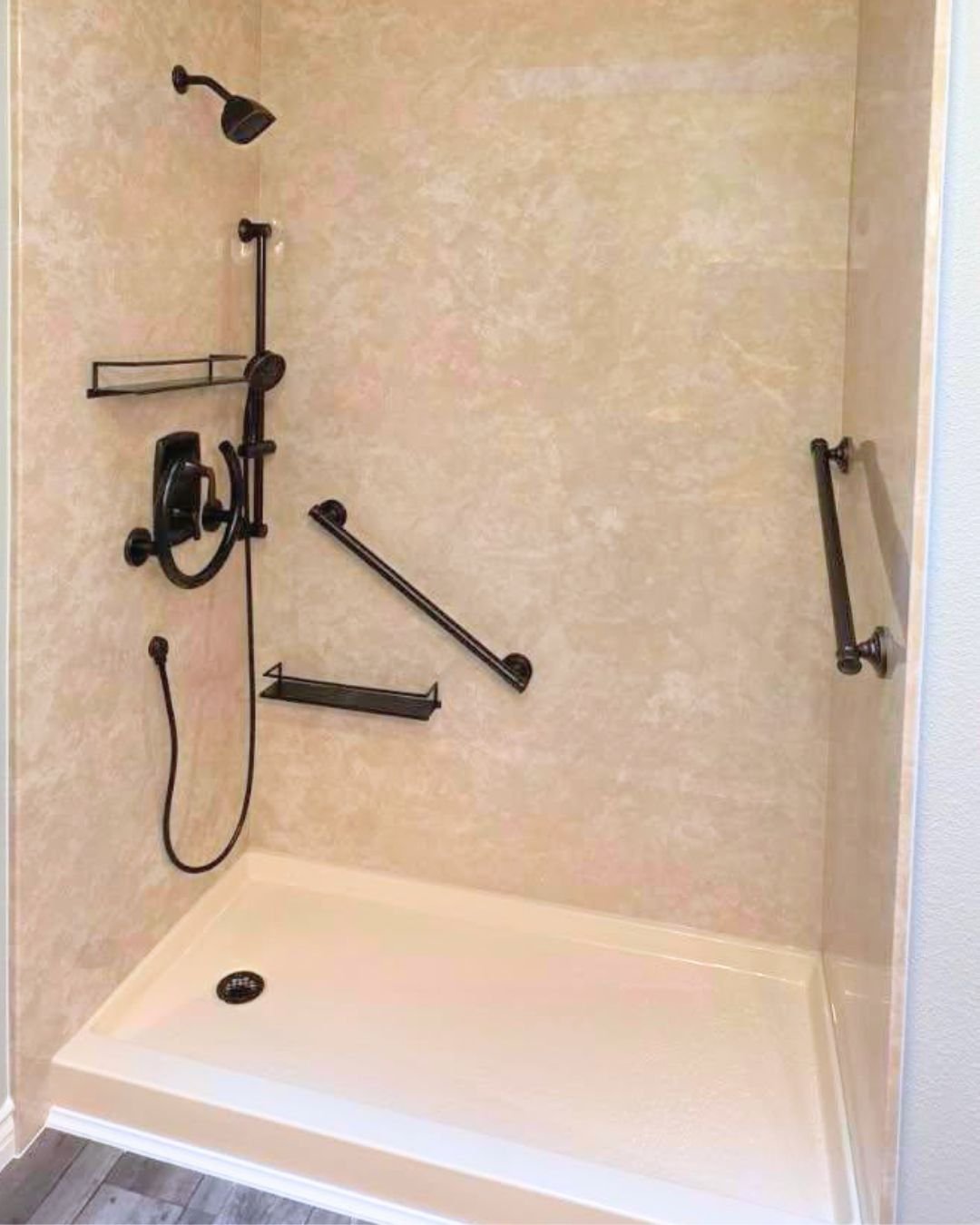 White Travertine with a Flat Pattern